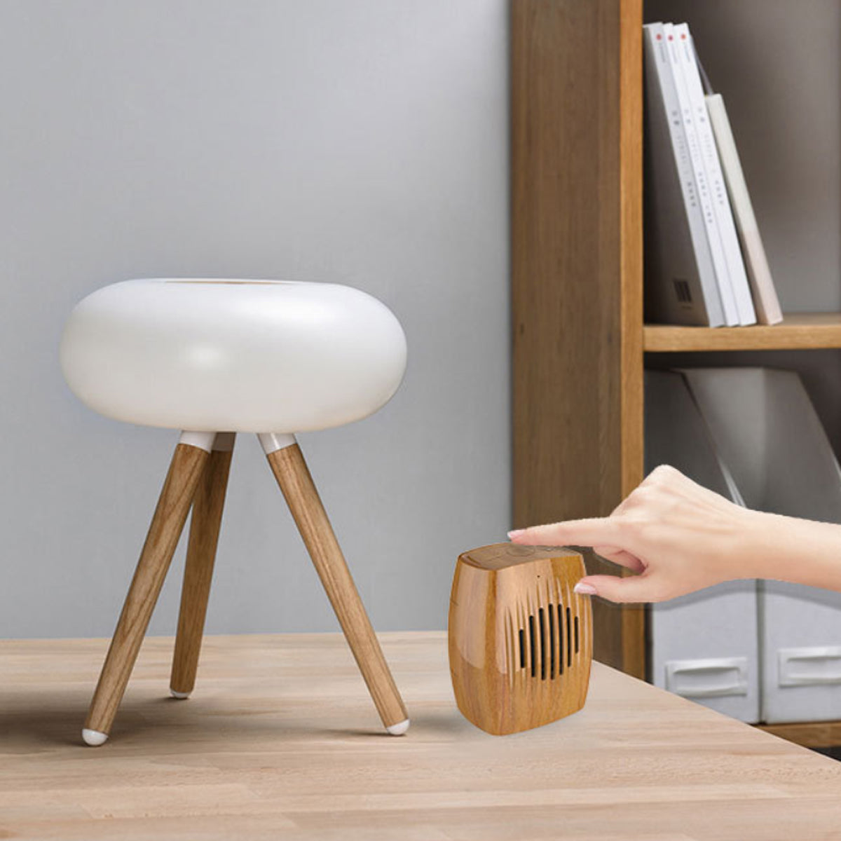 Wood Look Retro Bluetooth Speaker by VistaShops