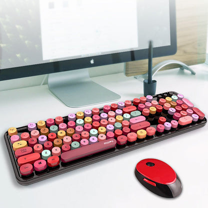 Spring Multi Wireless Keyboard And Mouse Set by VistaShops