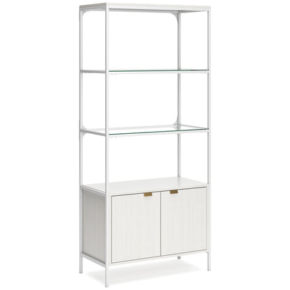 Ashley Deznee White Contemporary Large Bookcase H162-17