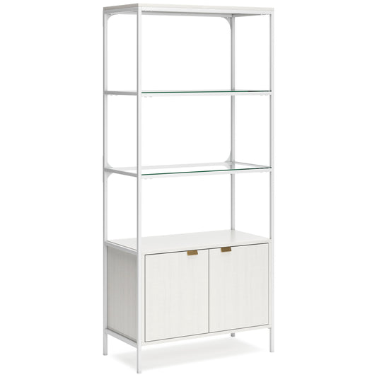 Ashley Deznee White Contemporary Large Bookcase H162-17