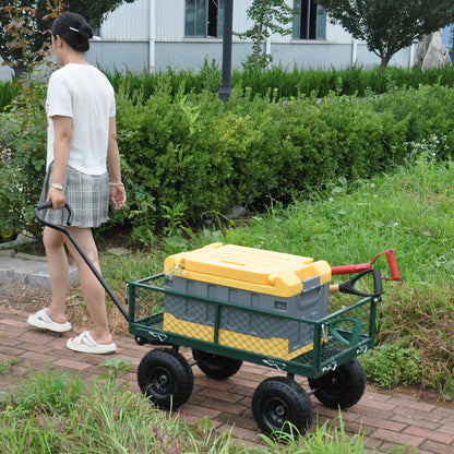 Wagon Cart Garden cart trucks make it easier to transport firewood