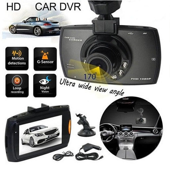 SafetyFirst HD 1080p Car Dash CamCorder with Night Vision by VistaShops