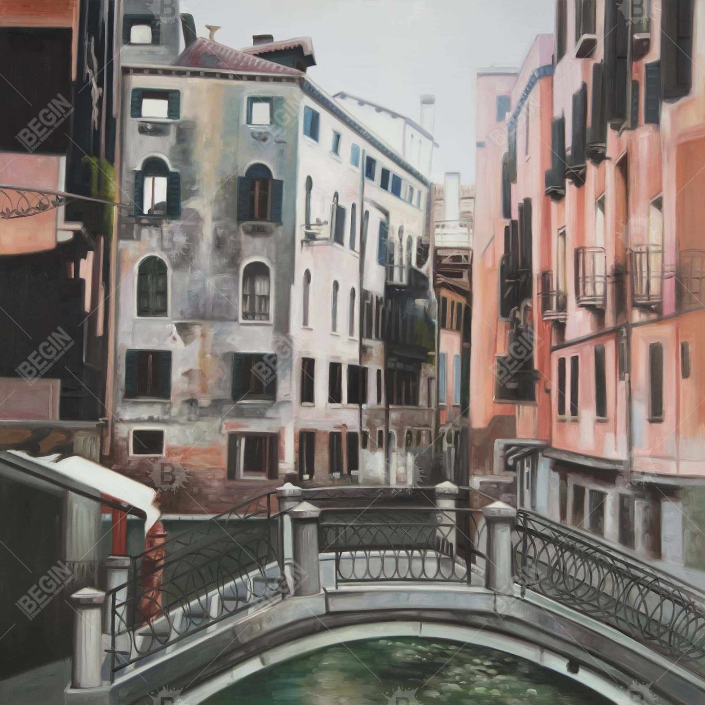 Venice - 32x32 Print on canvas