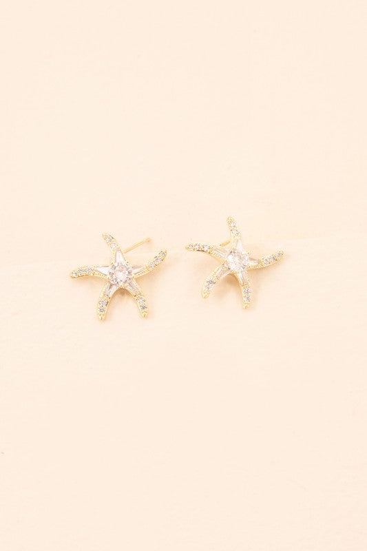 Starfish Stud Earrings