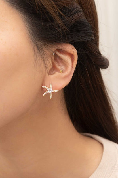 Starfish Stud Earrings