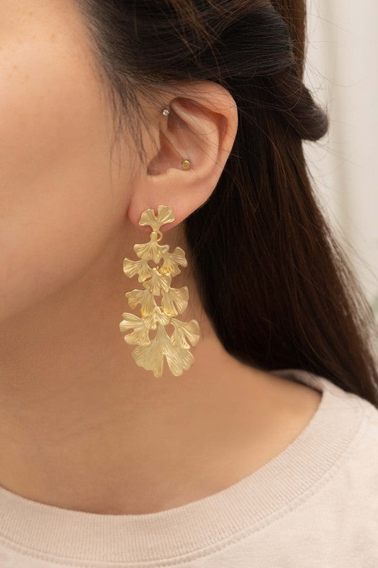 Adiantum Drop Earrings