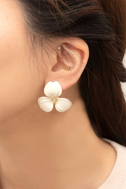 Gardenia Statement Earrings