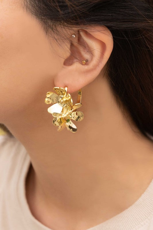 Botanist Hoop Earrings