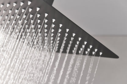 Rain Shower Head  High Pressure Rainfall Showerhead Water Saving