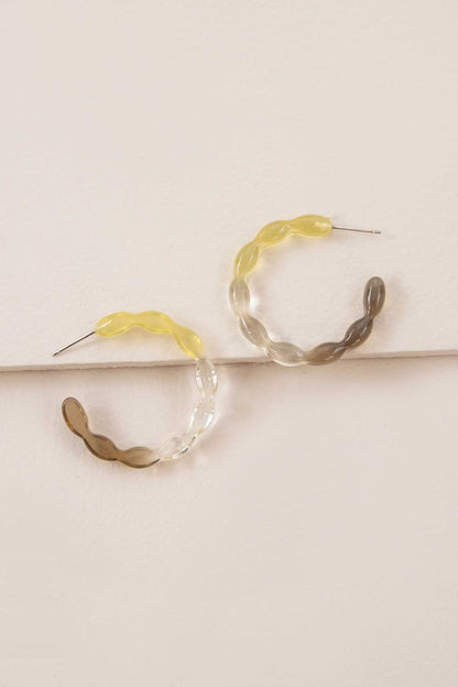 Jelly Hoop Earrings