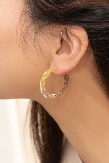 Jelly Hoop Earrings