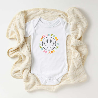 Life Is Cool Baby Onesie