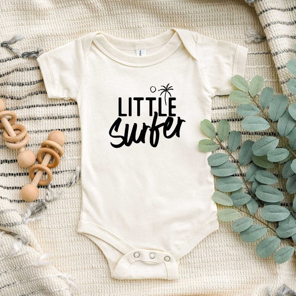 Little Surfer Baby Onesie