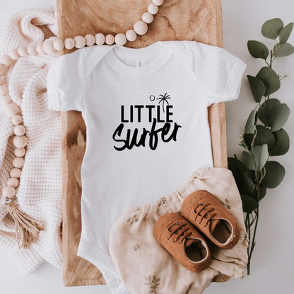 Little Surfer Baby Onesie