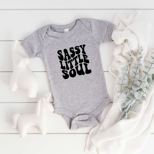 Sassy Little Soul Wavy Baby Onesie