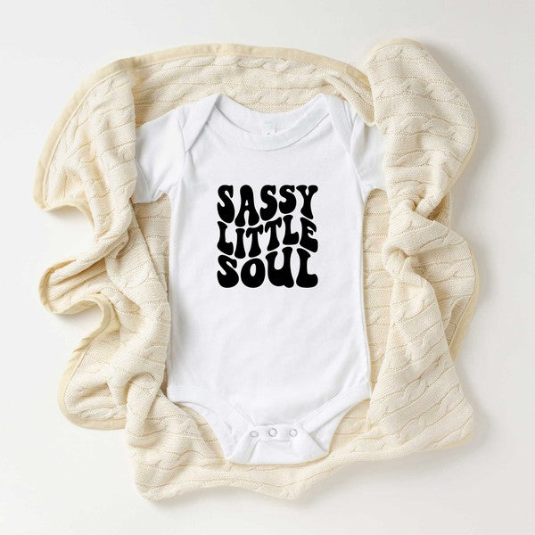 Sassy Little Soul Wavy Baby Onesie