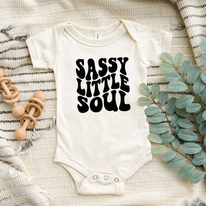 Sassy Little Soul Wavy Baby Onesie