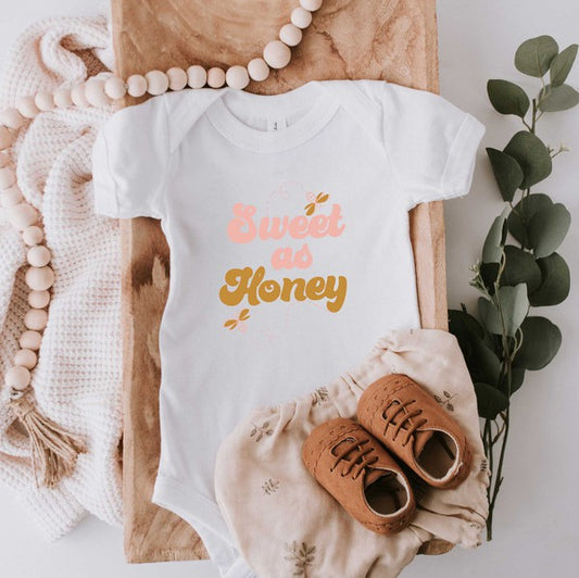 Sweet As Honey Baby Onesie