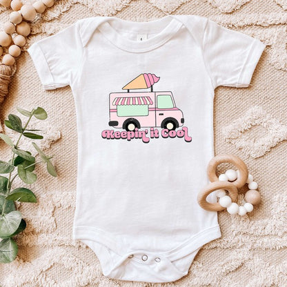 Keepin' It Cool Truck Baby Onesie