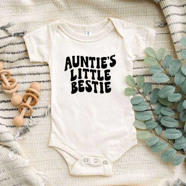 Auntie's Little Bestie Baby Onesie