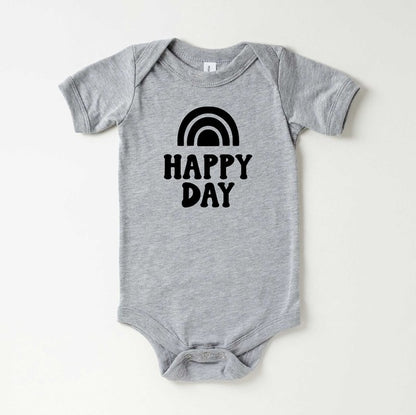 Happy Day Rainbow Baby Onesie