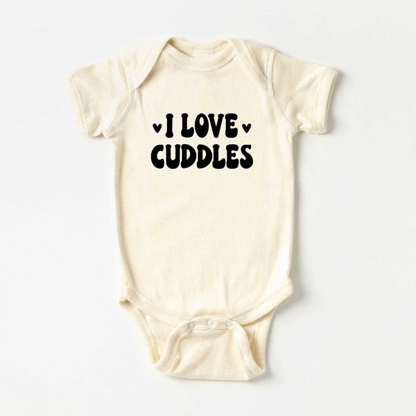 I Love Cuddles Baby Onesie