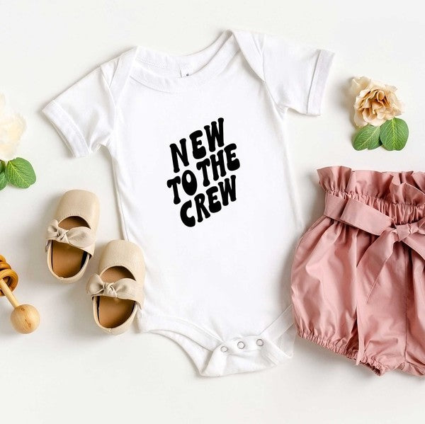 New To The Crew Baby Onesie