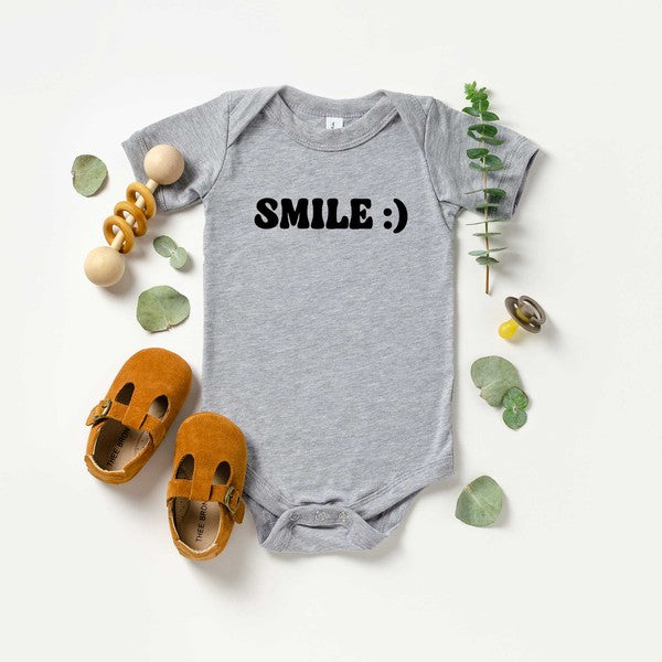 Smile Emoji Baby Onesie