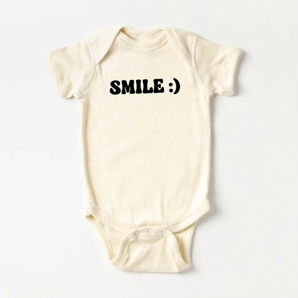 Smile Emoji Baby Onesie