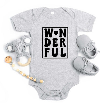 Wonderful Block Baby Onesie