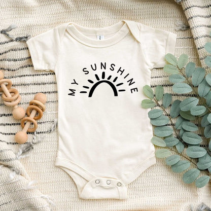 My Sunshine With Sun Baby Onesie