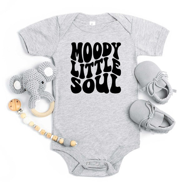 Moody Little Soul Baby Onesie