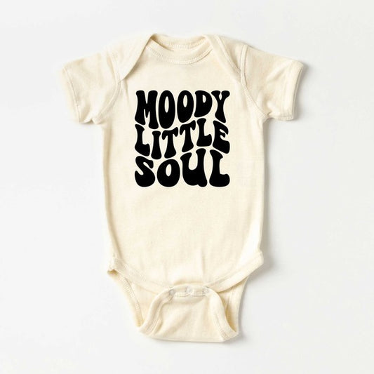 Moody Little Soul Baby Onesie