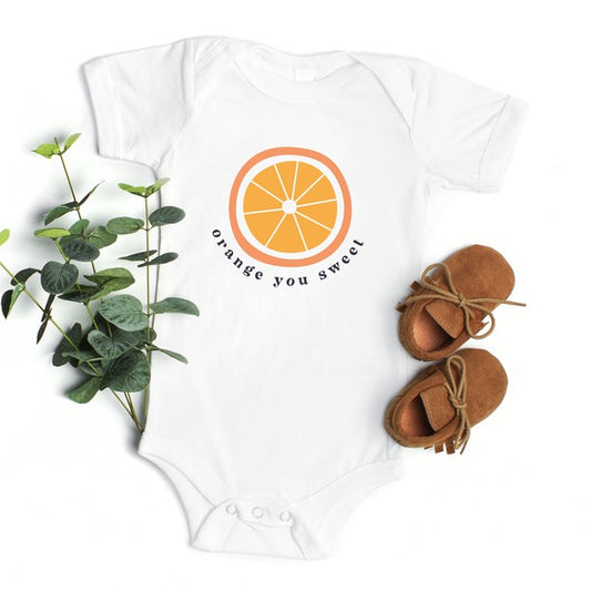 Orange You Sweet Baby Onesie