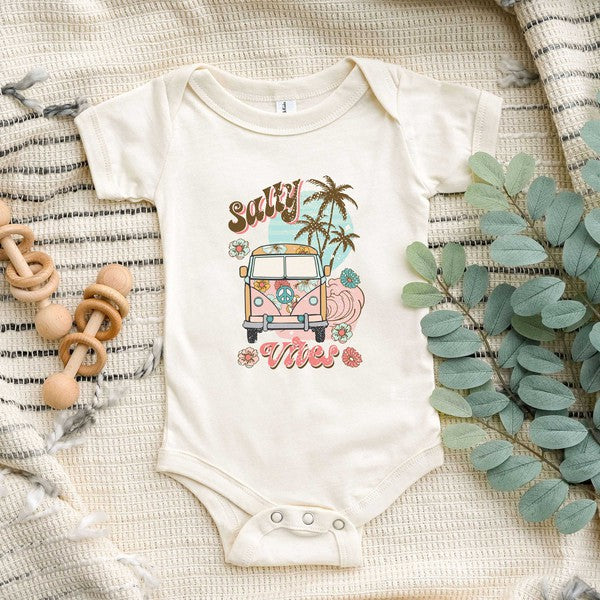 Salty Vibes Van Baby Onesie