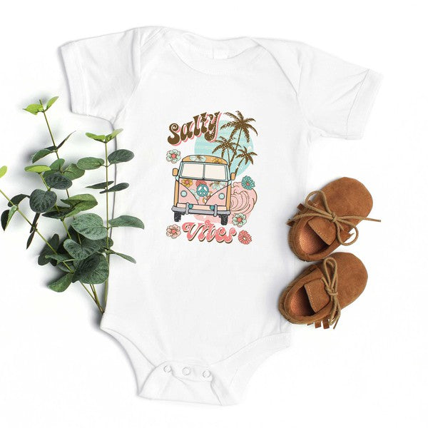 Salty Vibes Van Baby Onesie