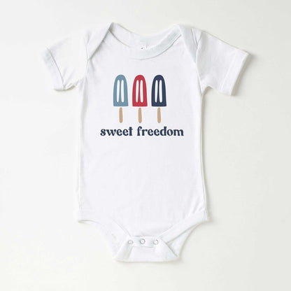 Sweet Freedom Popsicles Baby Onesie