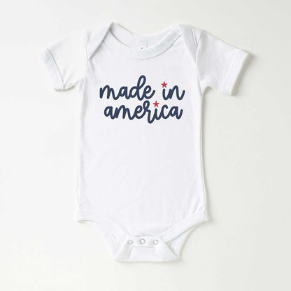 Made In America Stars Baby Onesie