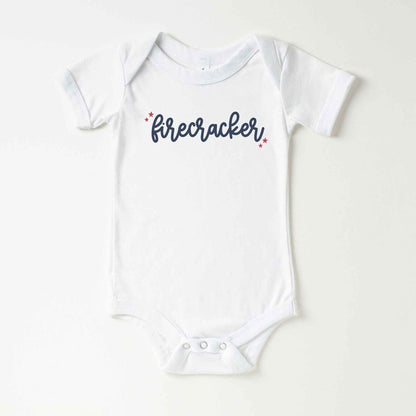 Firecracker Stars Baby Onesie