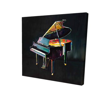 Colorful realistic piano - 32x32 Print on canvas