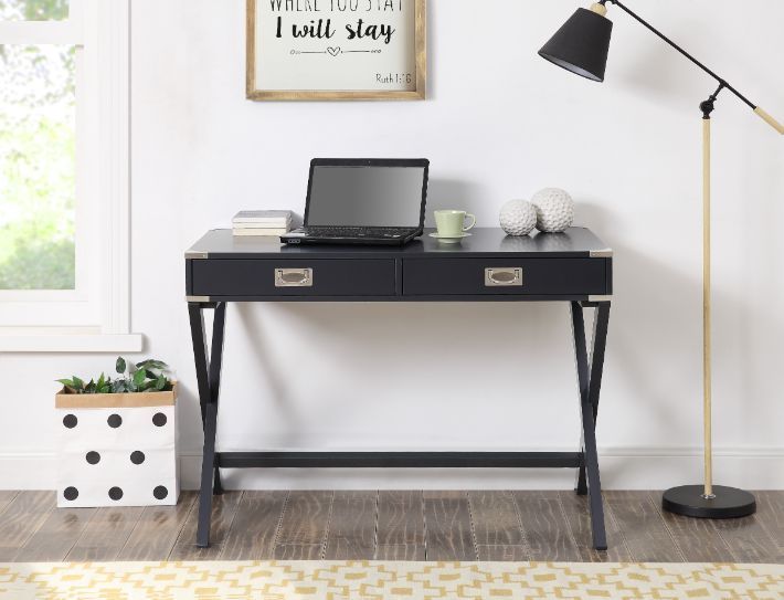 ACME Amenia Writing Desk, Black Finish 93003