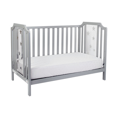 Celeste 3-in-1 Convertible Island Crib Light Gray