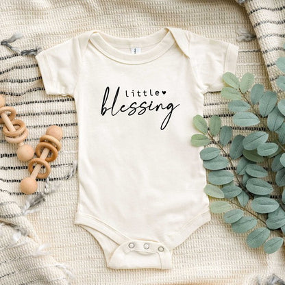 Little Blessing Heart Baby Onesie