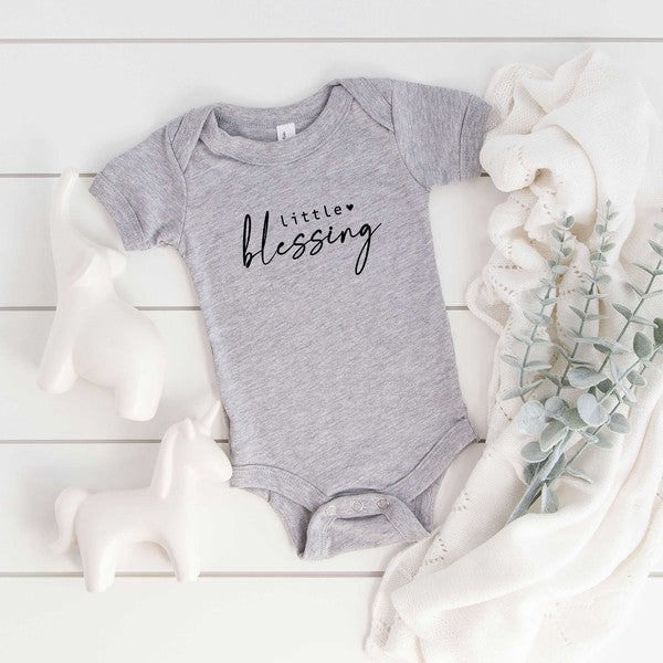 Little Blessing Heart Baby Onesie