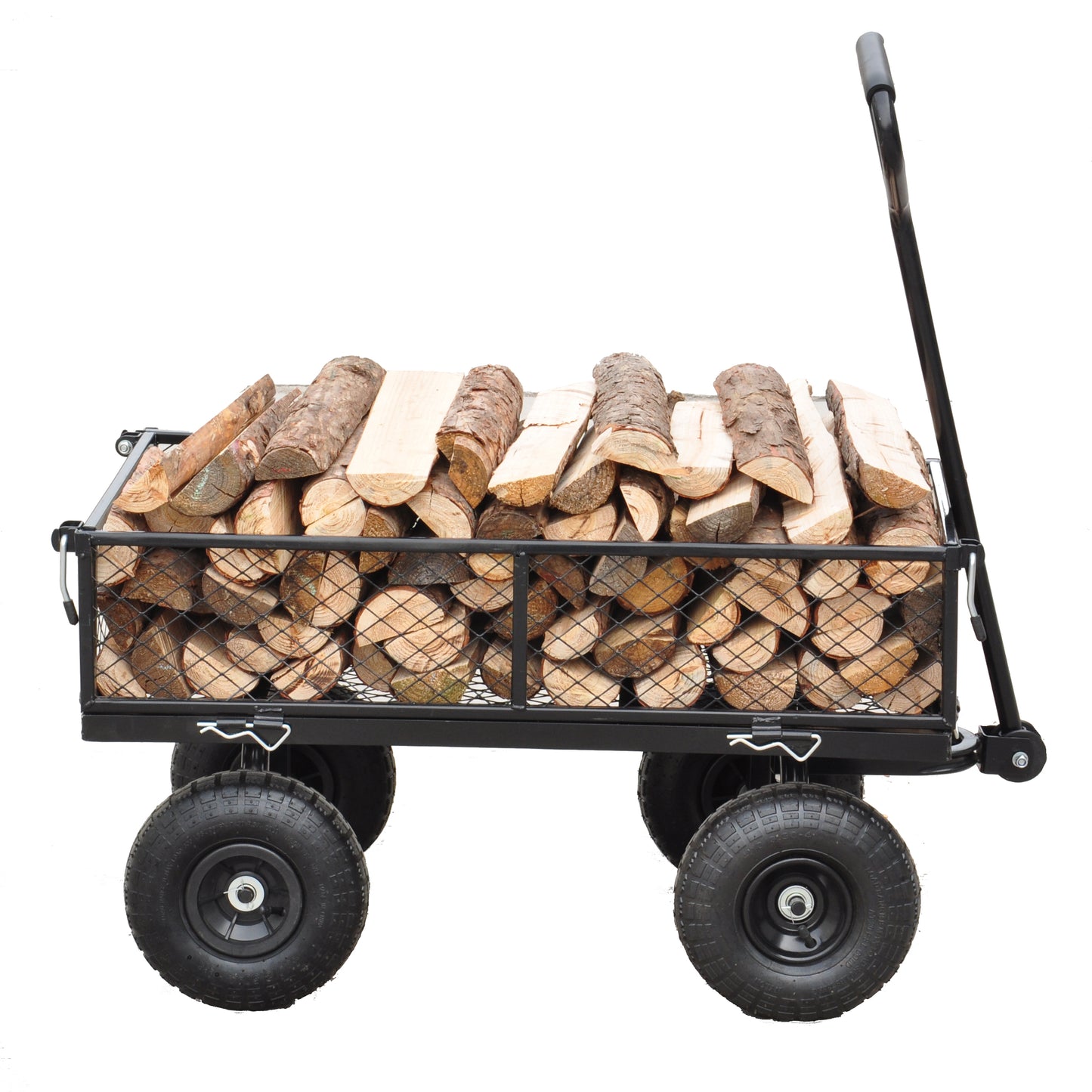 Wagon Cart Garden cart trucks make it easier to transport firewood TC1840BKG