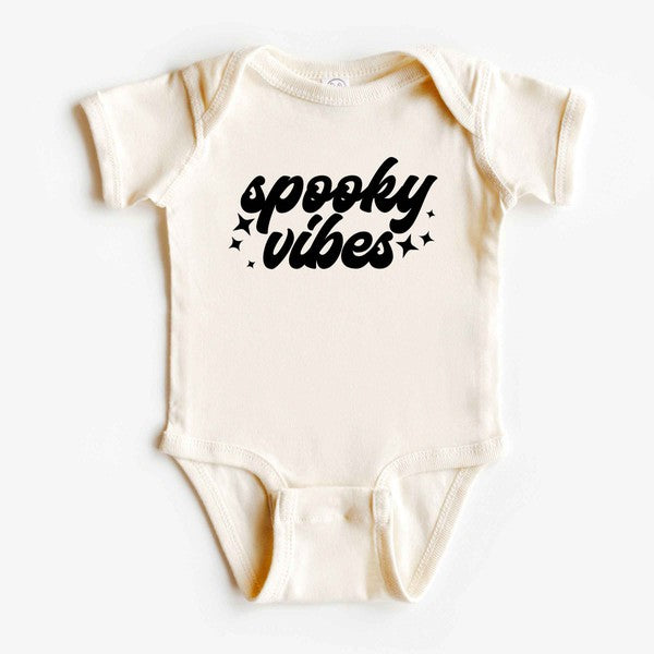 Spooky Vibes Stars Baby Onesie