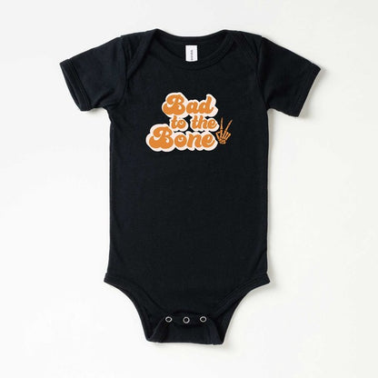 Bad To The Bone Hand Baby Onesie