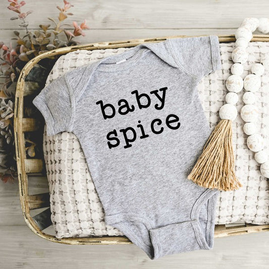 Baby Spice Typewriter Baby Onesie
