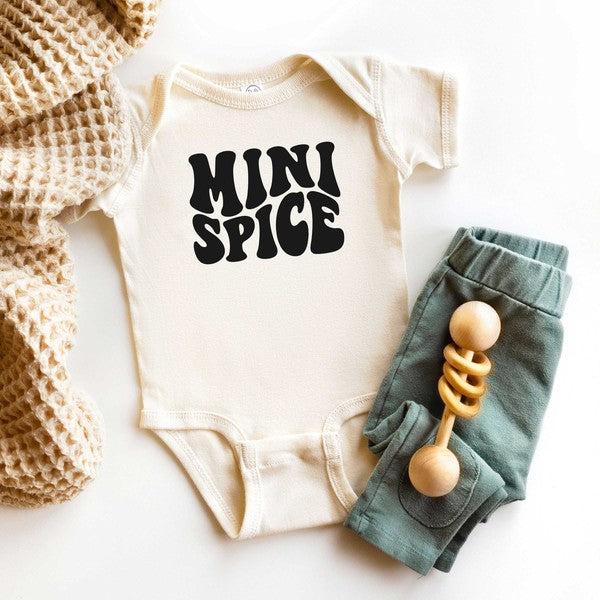 Mini Spice Wavy Baby Onesie