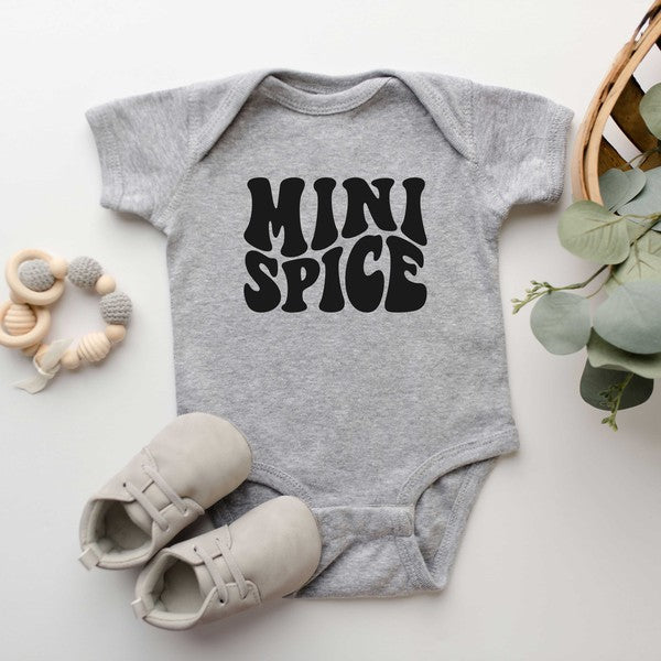 Mini Spice Wavy Baby Onesie